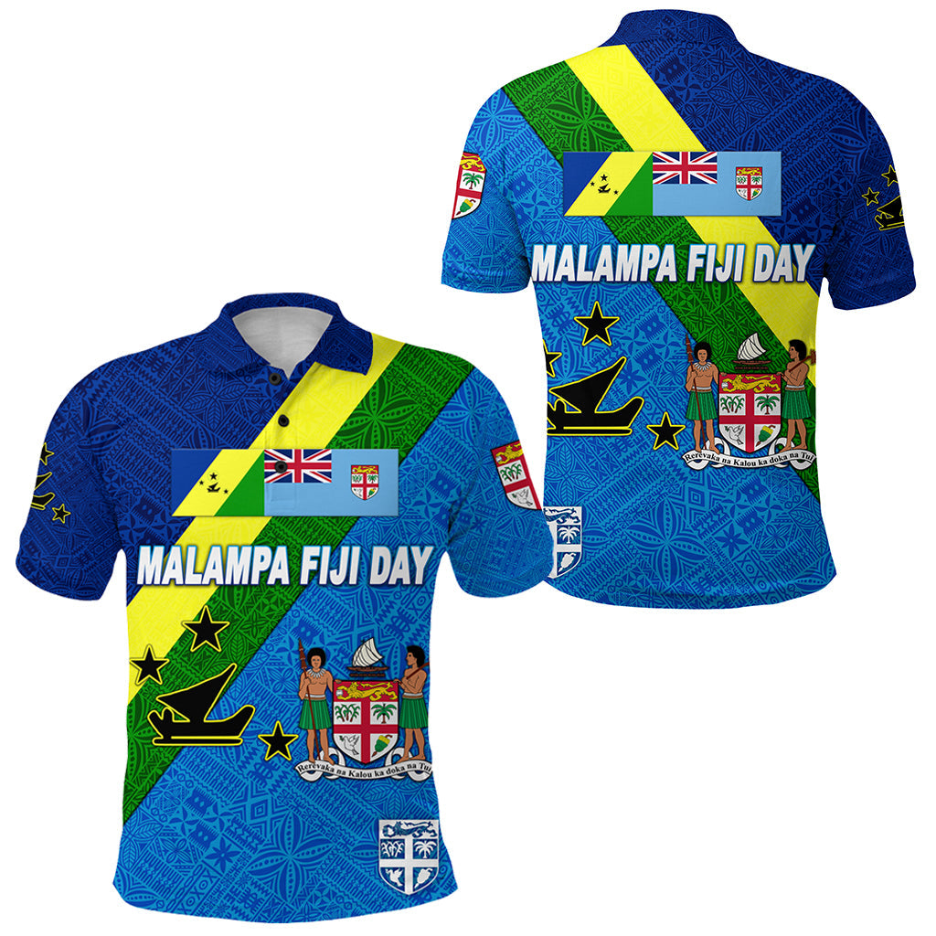 Vanuatu Malampa And Fiji Day Polo Shirt October 10