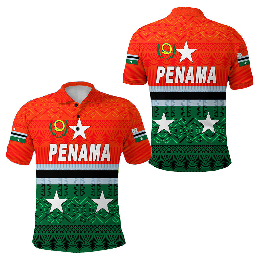 Penama Province Polo Shirt Vanuatu Pattern Traditional Style