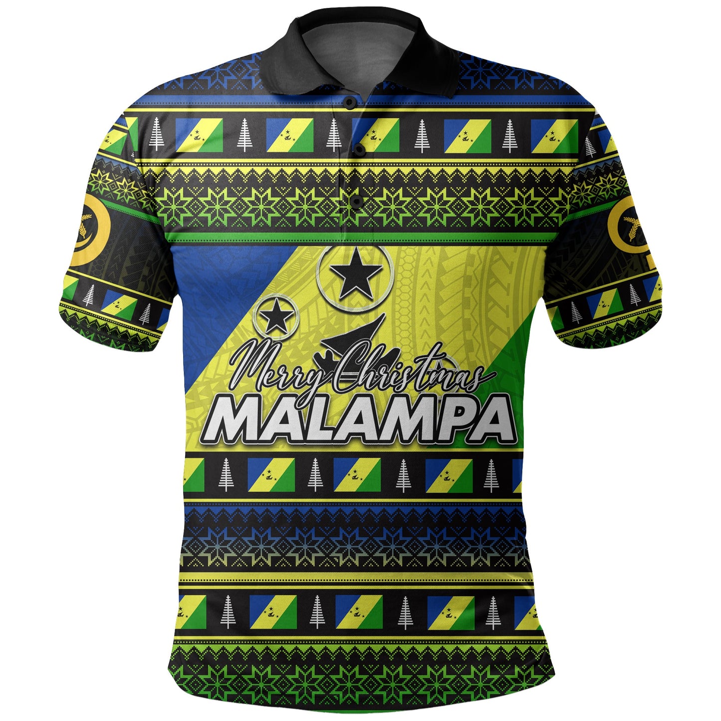 Malampa Province Polo Shirt Of Vanuatu Christmas