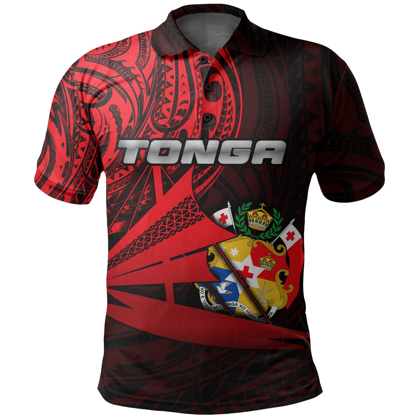 Tonga Polo Shirt Kalia Polynesian NO.1
