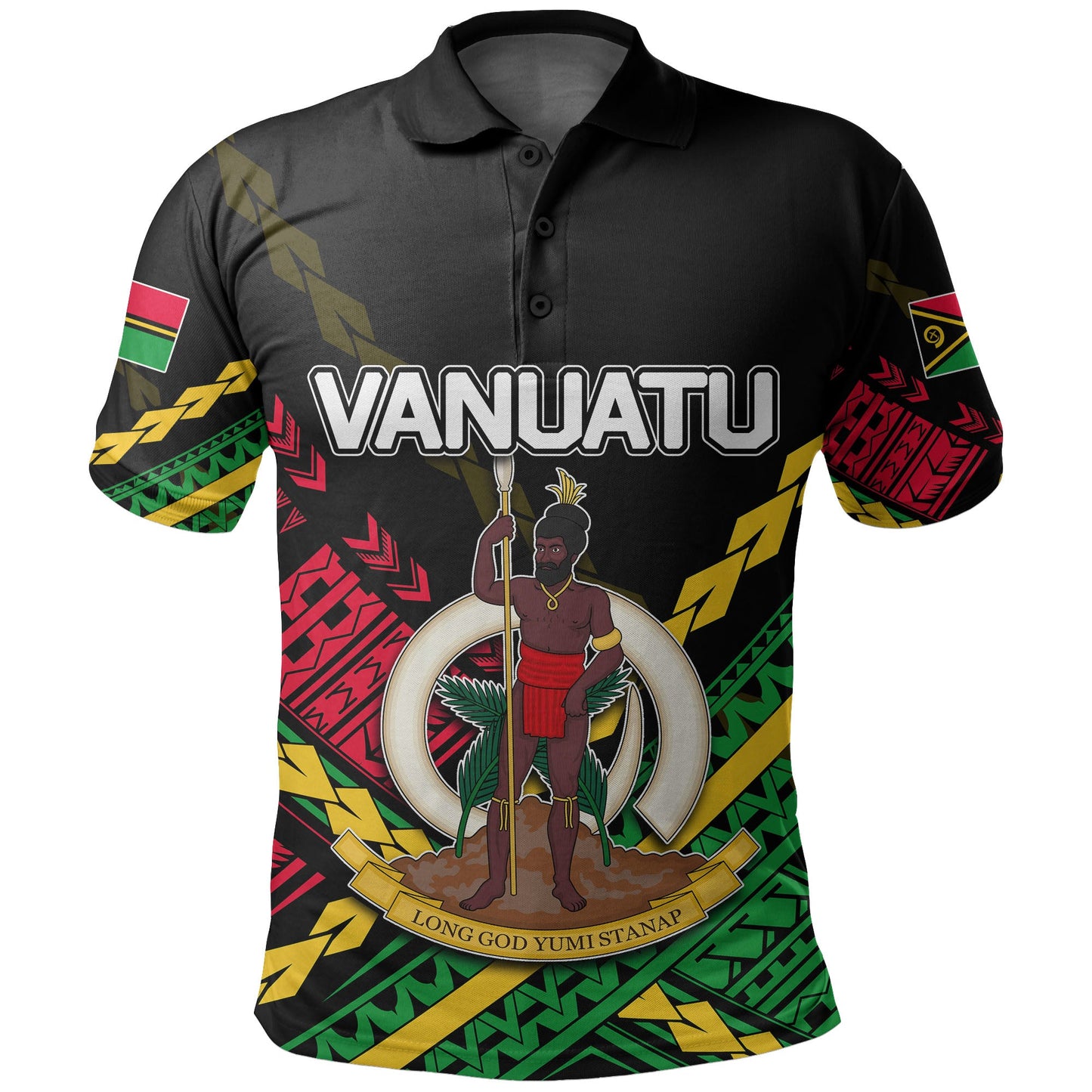 Vanuatu Polo Shirt Polynesian Style No.2