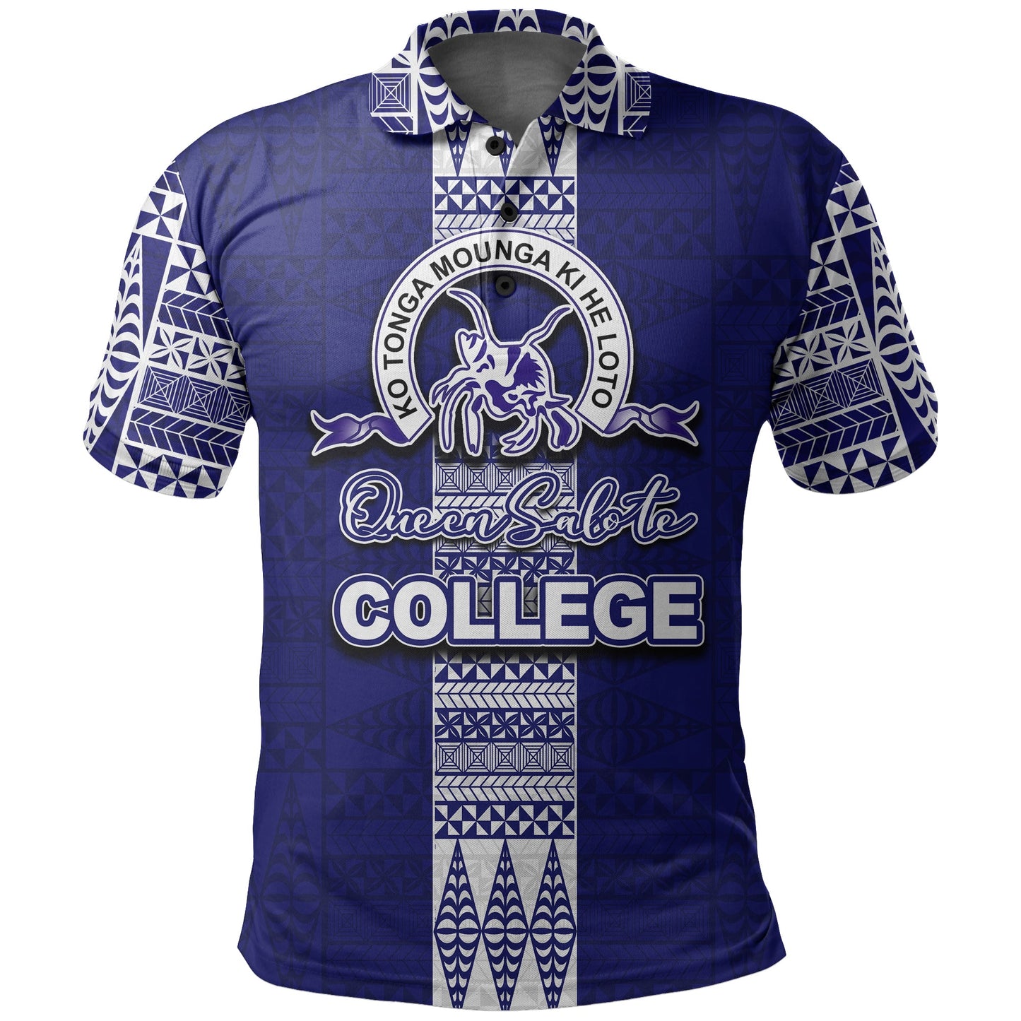 Queen Salote College Polo Shirt Tonga Simple Style