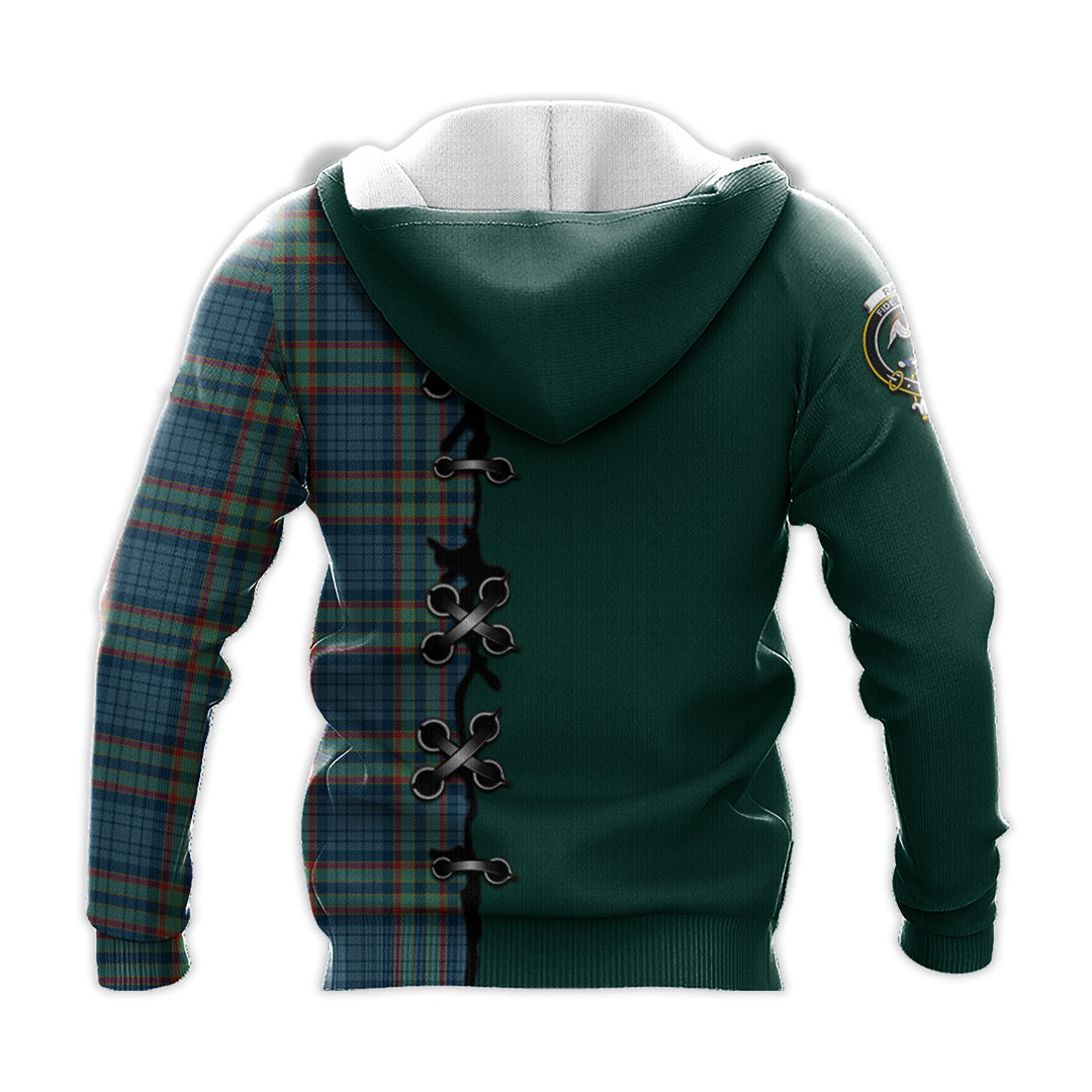 Printivon Ralston Uk Tartan Hoodie Lion Rampant And Celtic Thistle Style