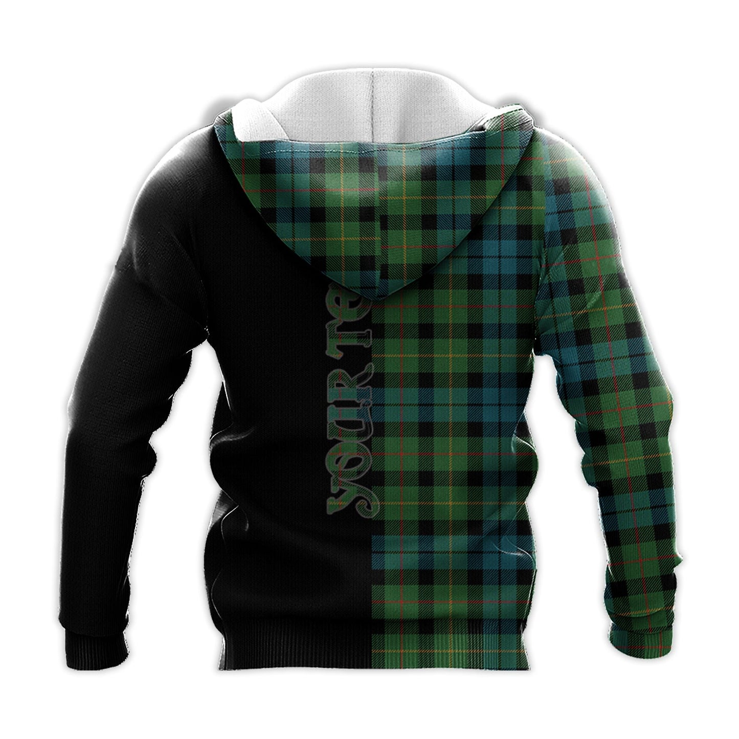Printivon Rollo Ancient Tartan Personalize Half Hoodie