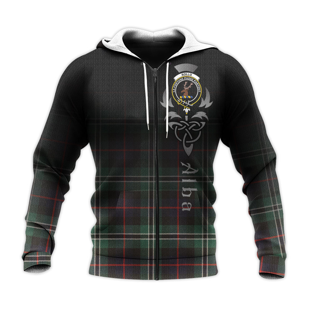 Printivon Rollo Hunting Tartan Crest Alba Celtic Hoodie