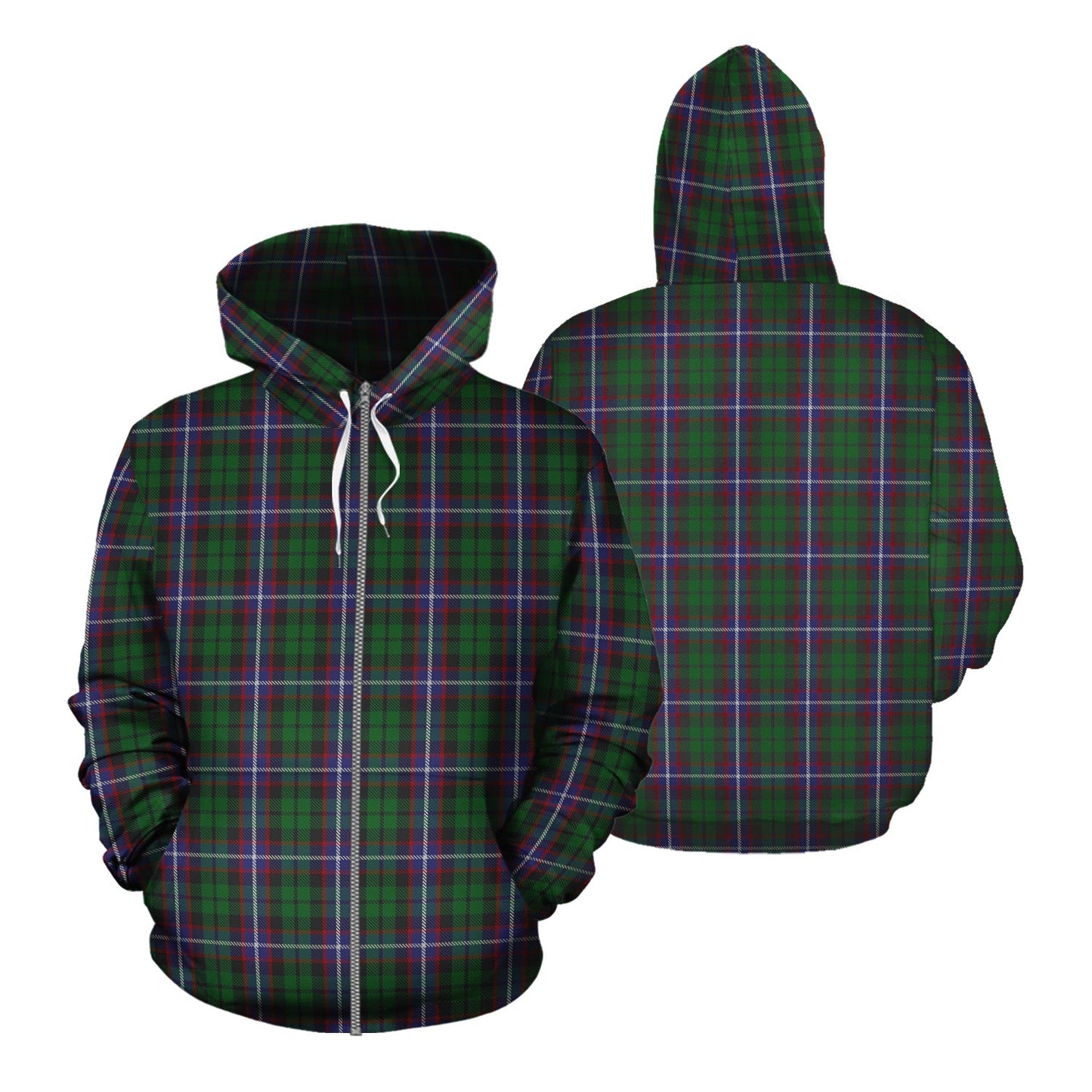 Printivon Russell Tartan Hoodie