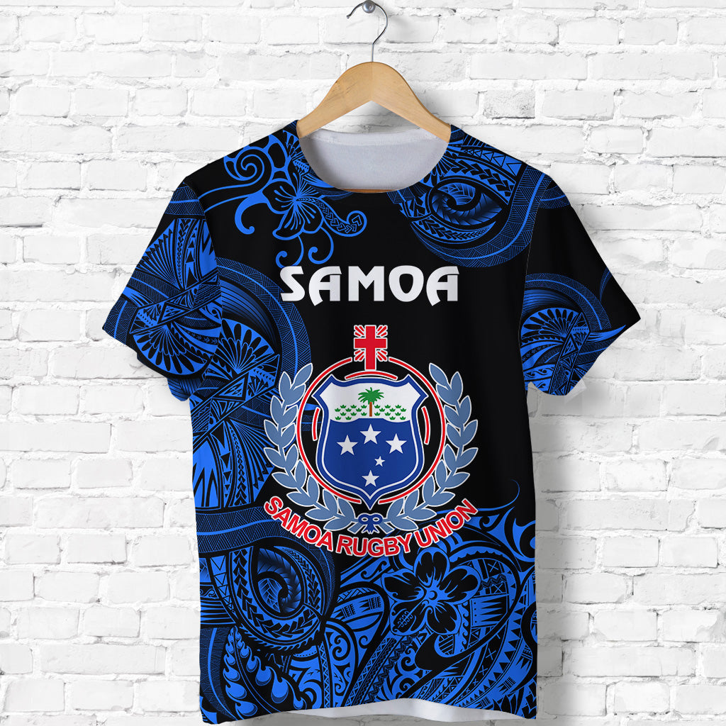Samoa Manu T Shirt Rugby Unique Style - Black