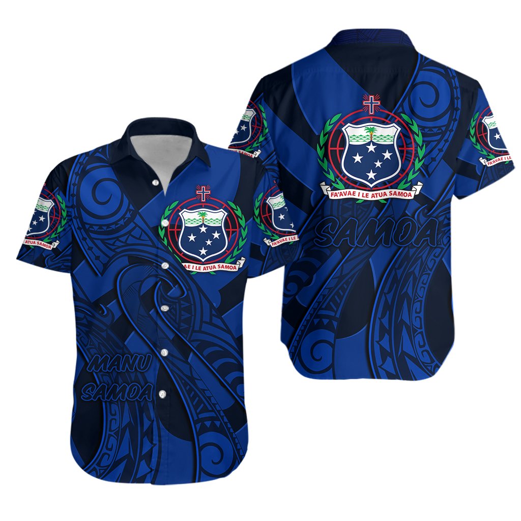 Samoa Hawaiian Shirt Manu Samoa Rugby