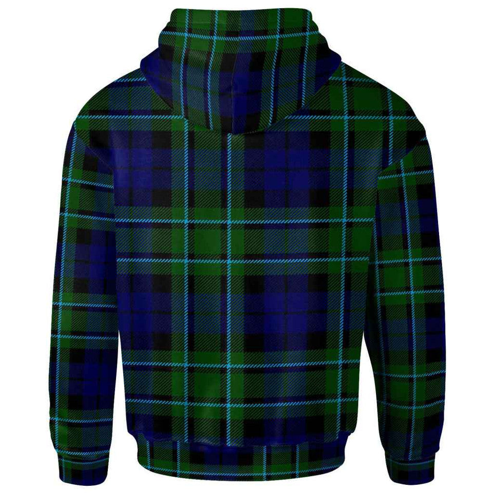 Printivon Scottish Maccallum Clan Crest Tartan Hoodie