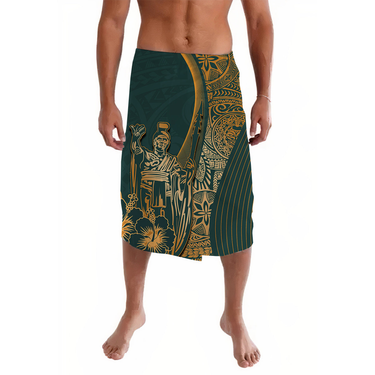 Hawaiian King Kamehameha Lavalava Vibe Green Style