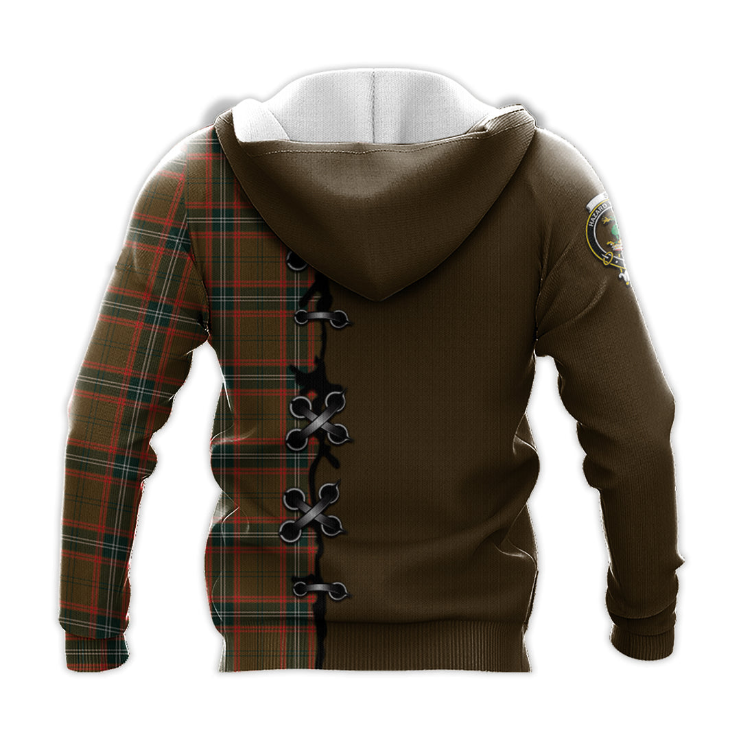 Printivon Seton Hunting Modern Tartan Hoodie Lion Rampant And Celtic Thistle Style