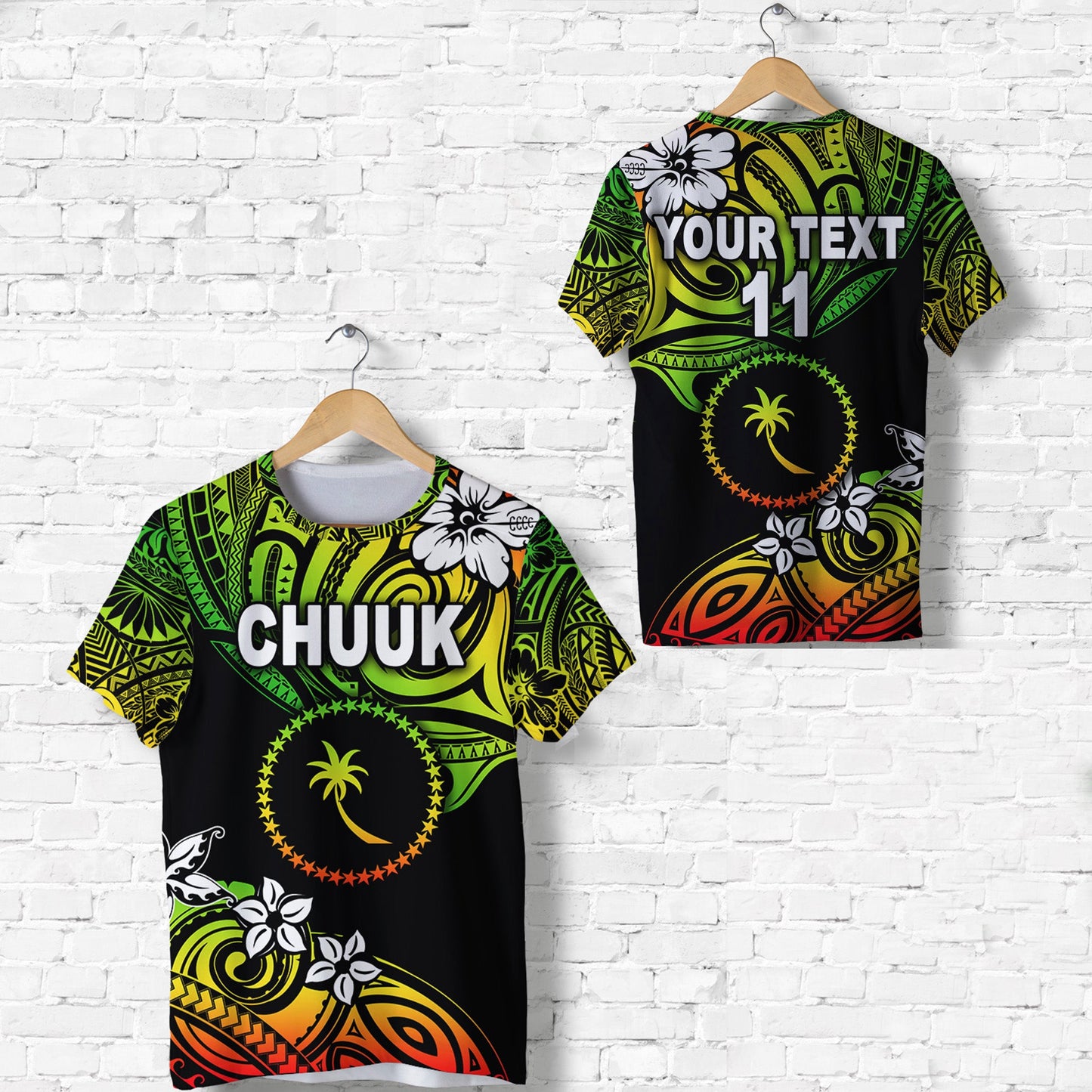 (Custom Personalised) FSM Chuuk T Shirt Unique Vibes Reggae