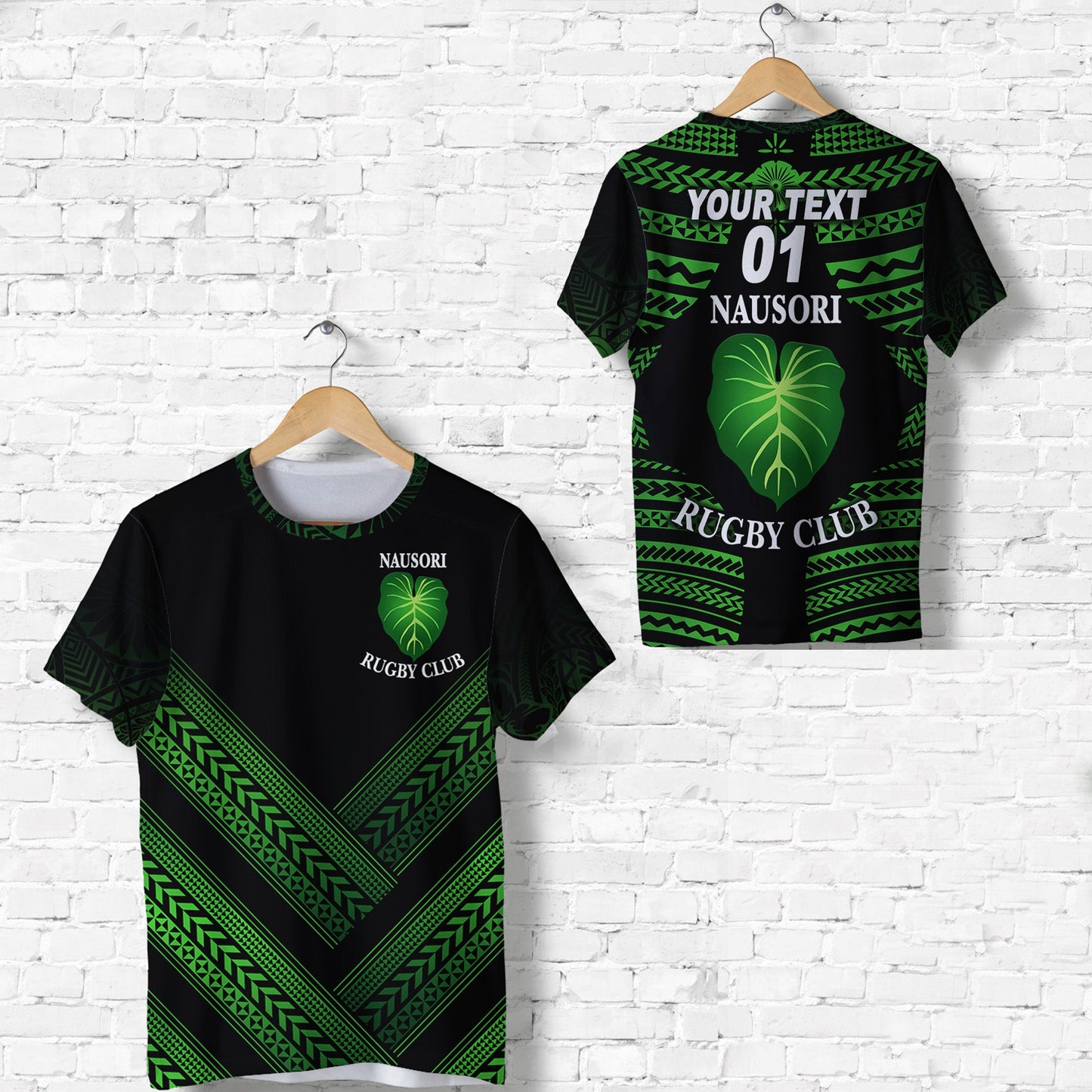 (Custom Personalised) Fiji Nausori Rugby T Shirt Creative Style, Custom Text And Number