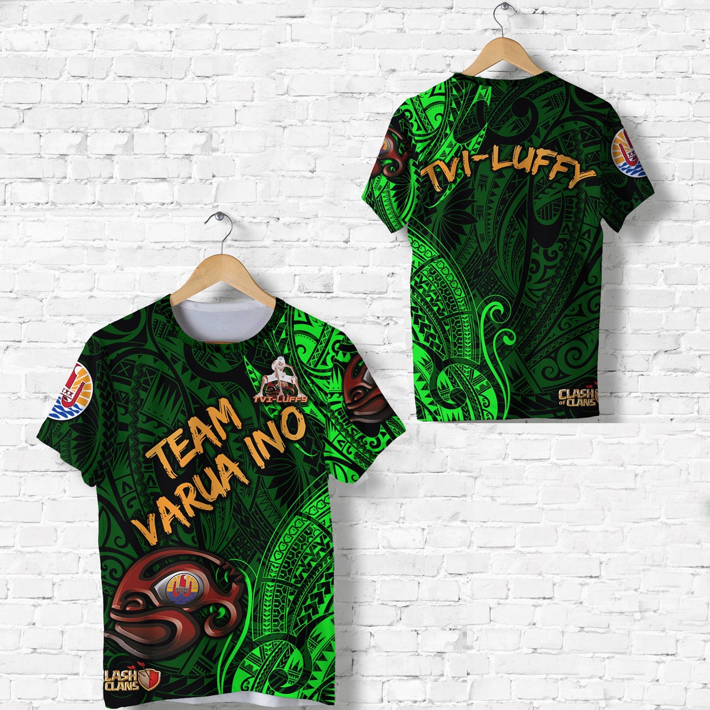 TVI Luffy Number 2 Tahiti PC T Shirt Team Varua Ino Original 009