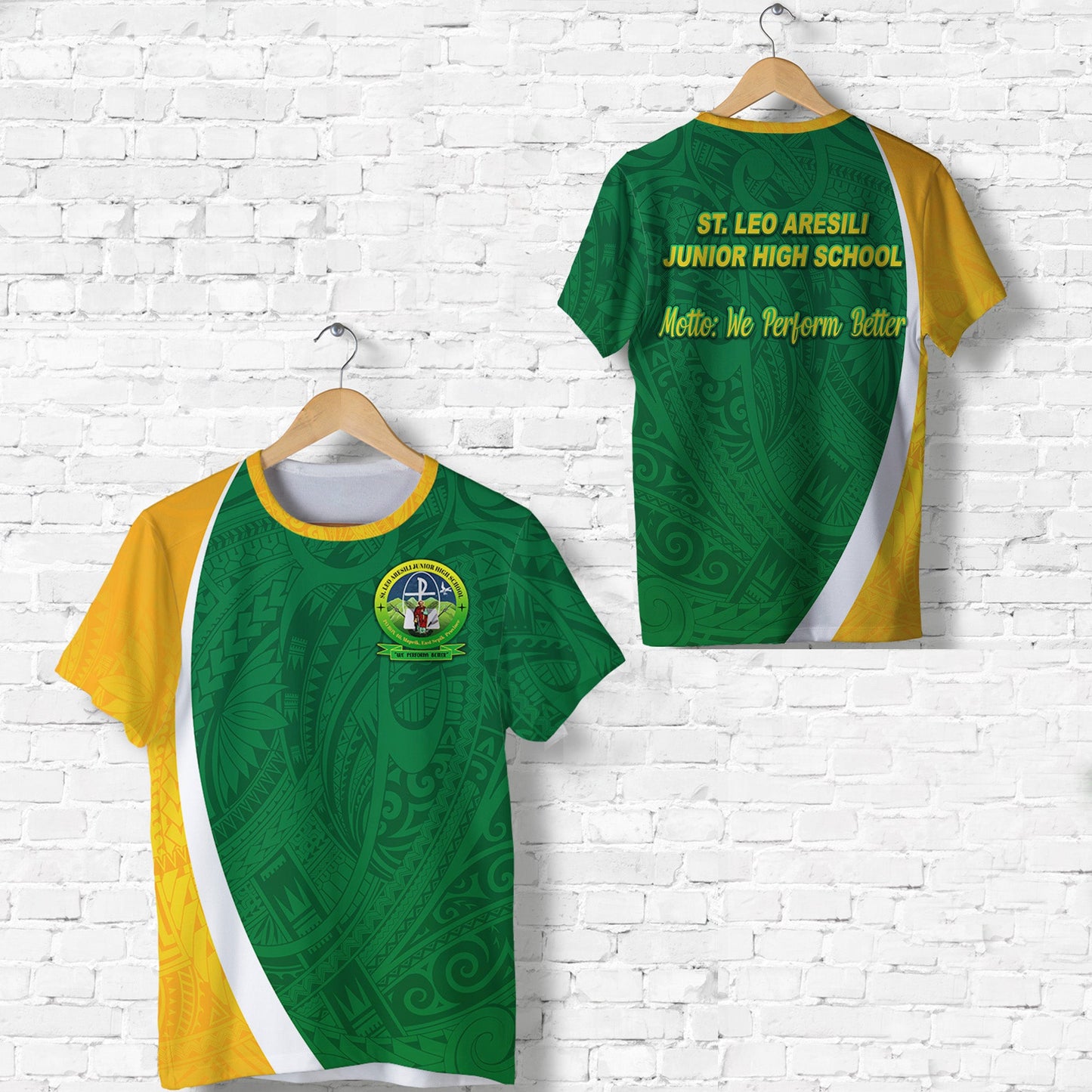 St. Leo Aresili Junior High School T Shirt Simplified Version