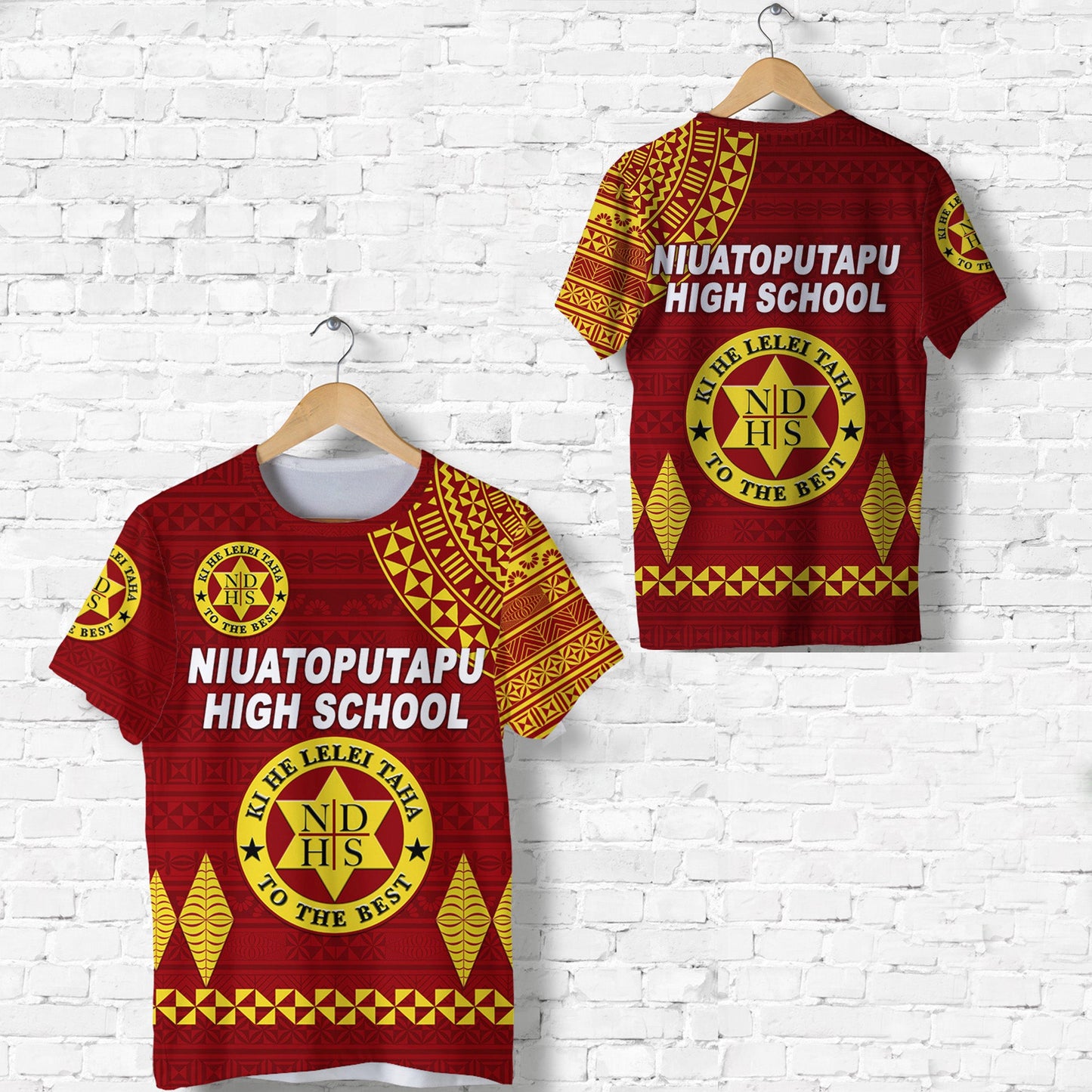 Tonga Niuatoputapu High School T Shirt Simple Style