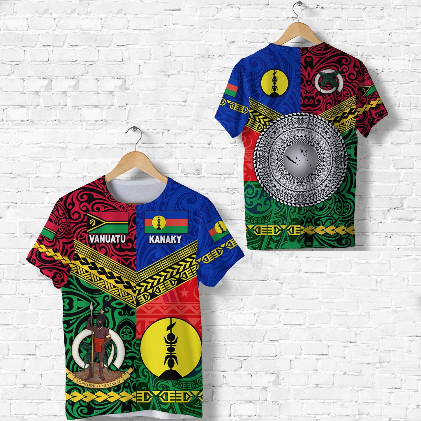 Vanuatu And New Caledonia Kanaky T Shirt Together