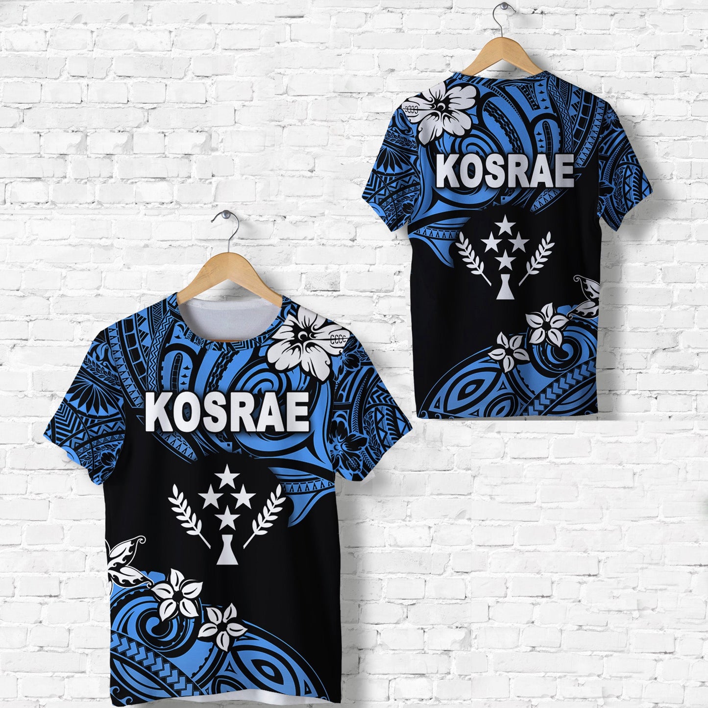 FSM Kosrae T Shirt Unique Vibes Blue