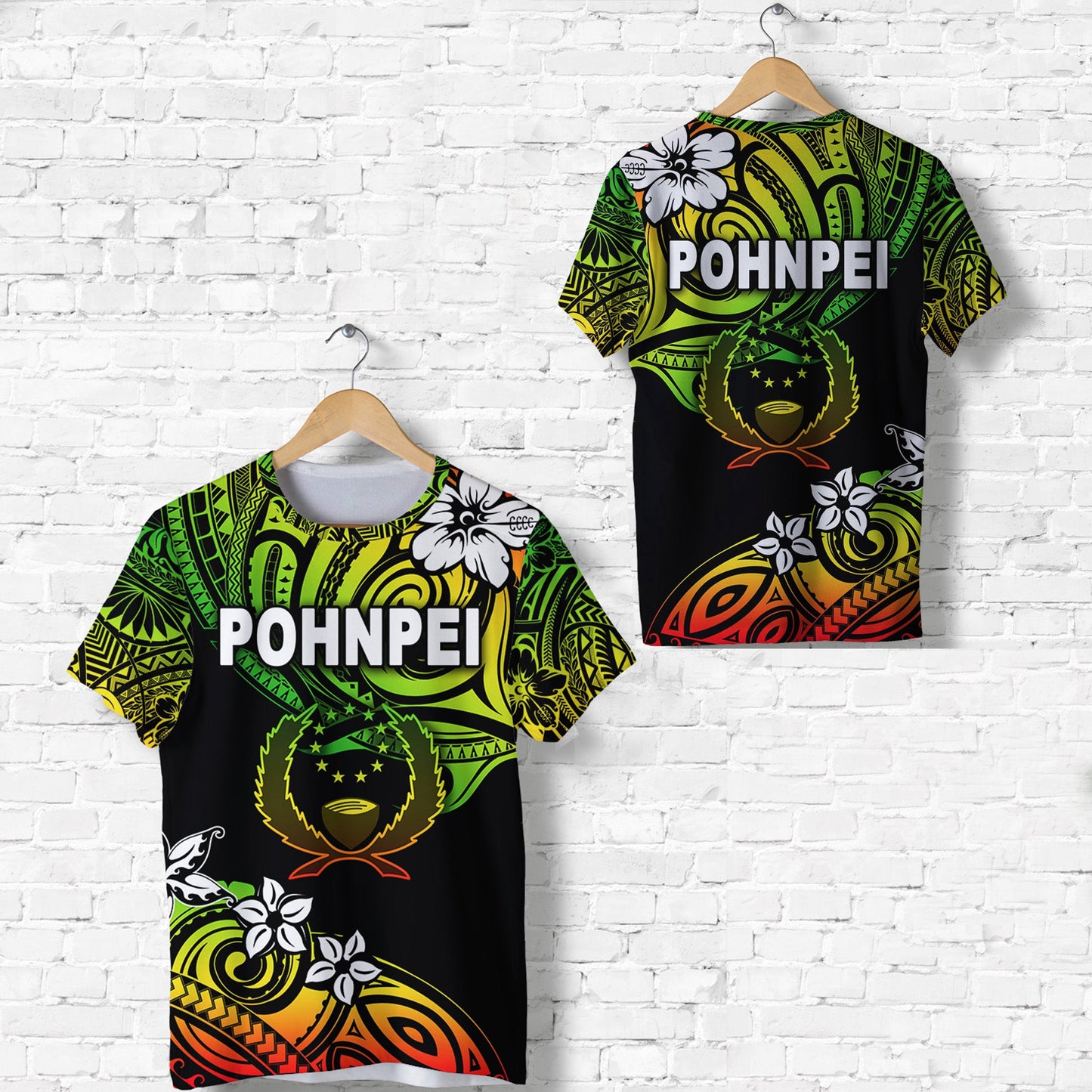 FSM Pohnpei T Shirt Unique Vibes Reggae