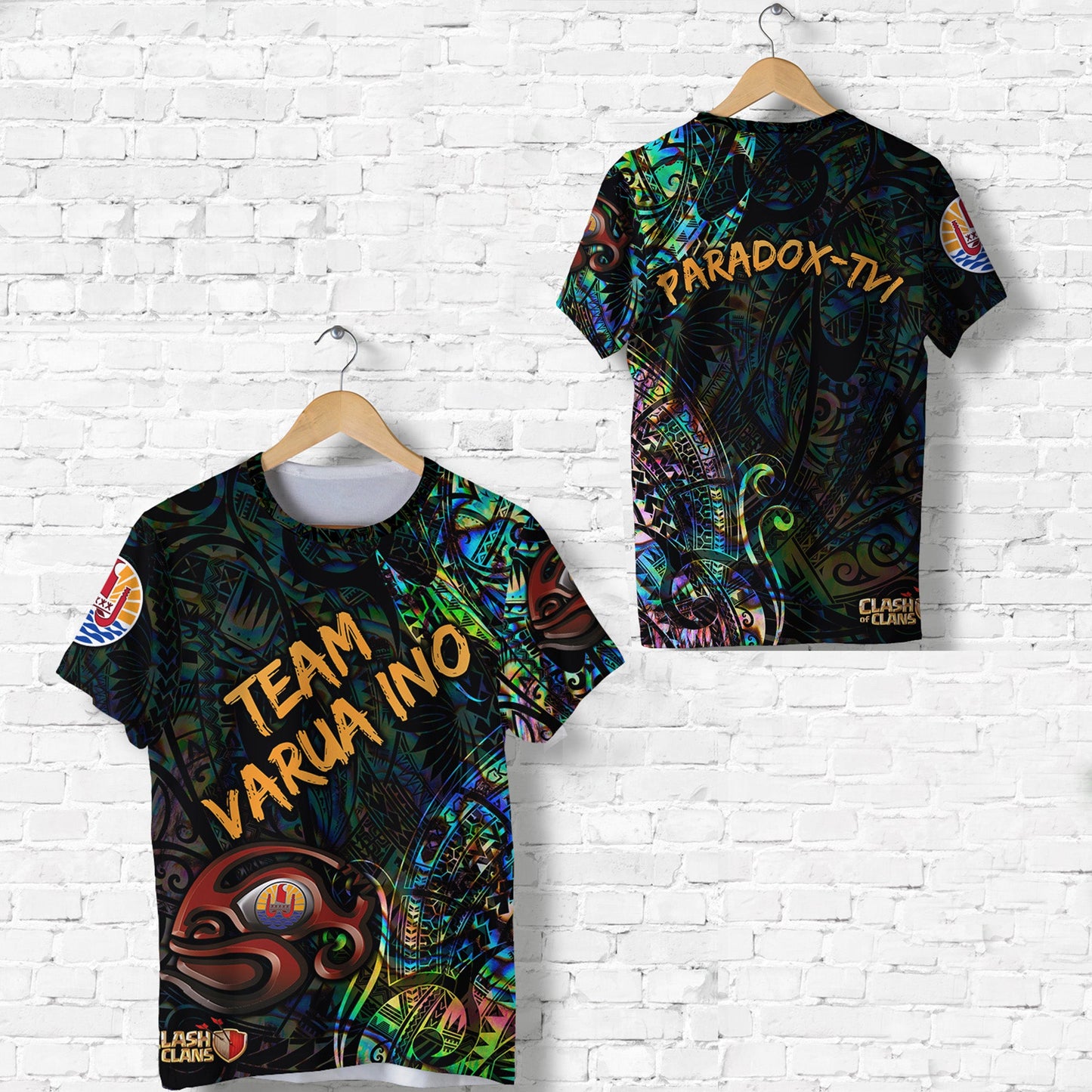 Paradox TVI Number 7 Tahiti PC T Shirt Team Varua Ino Original 007