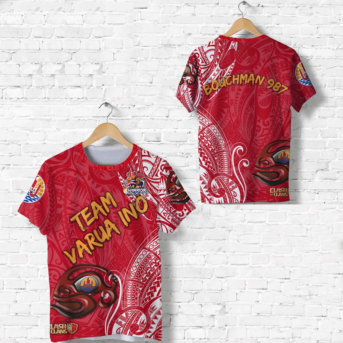 Bouchman 987 Number 13 CW Tahiti PC T Shirt Team Varua Ino Original 005