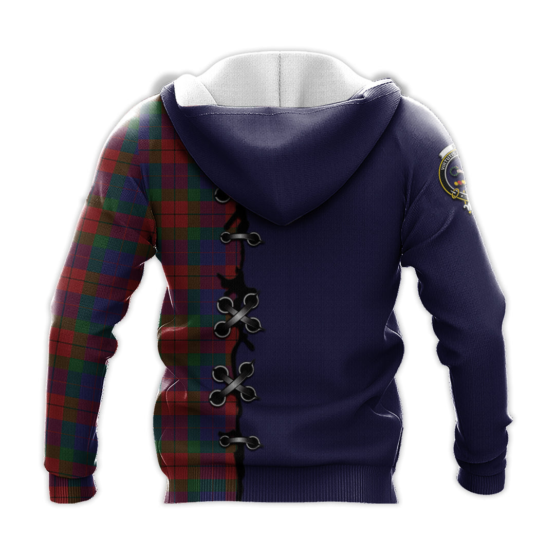 Printivon Skene Of Cromar Tartan Hoodie Lion Rampant And Celtic Thistle Style