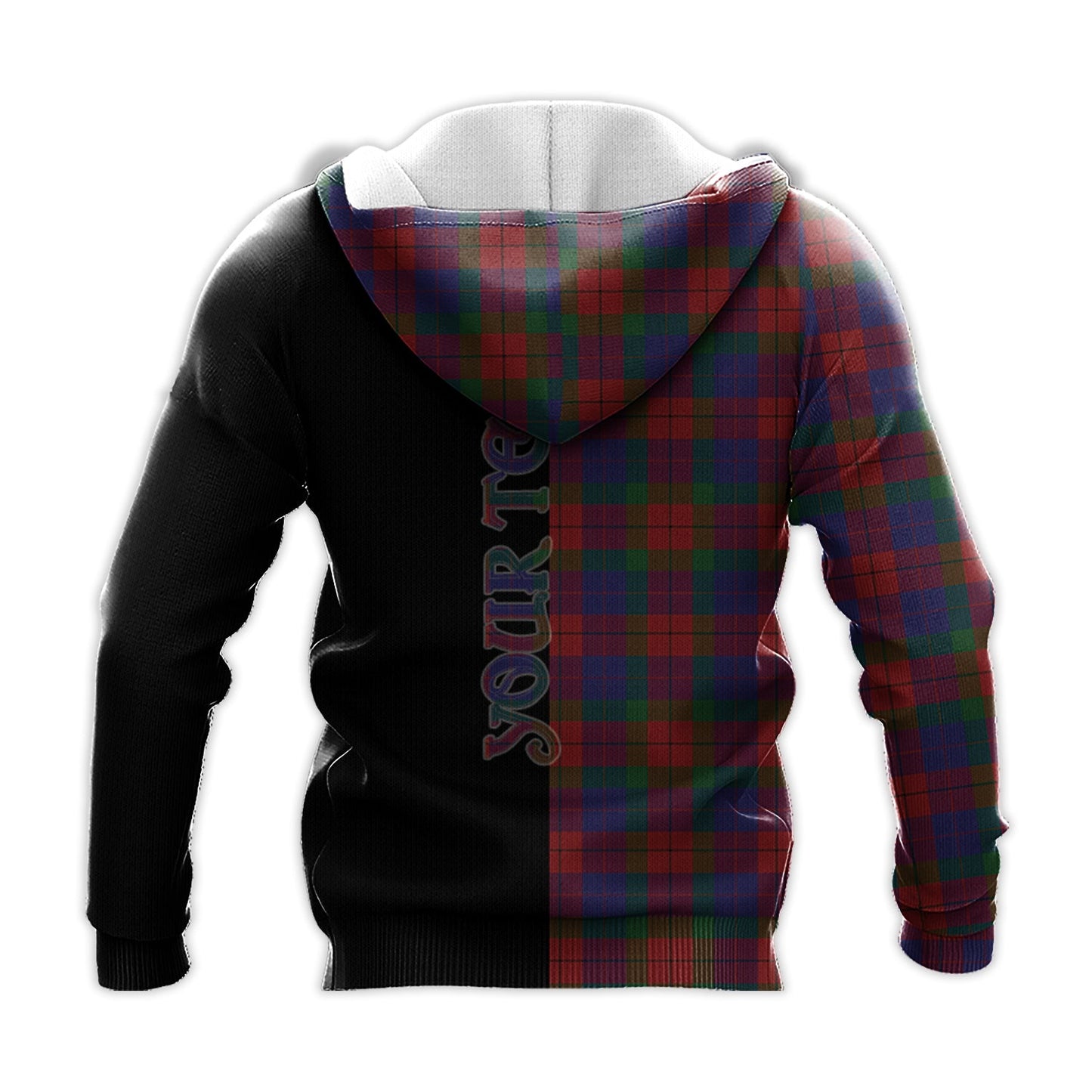 Printivon Skene Of Cromar Tartan Personalize Half Hoodie