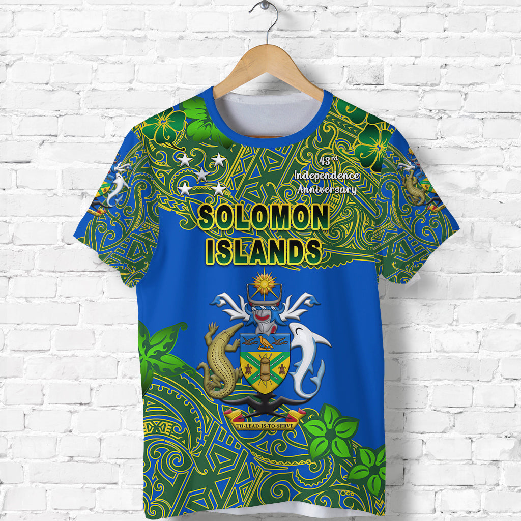 Solomon Islands T Shirt 43rd Independence Anniversary Unique Vibes