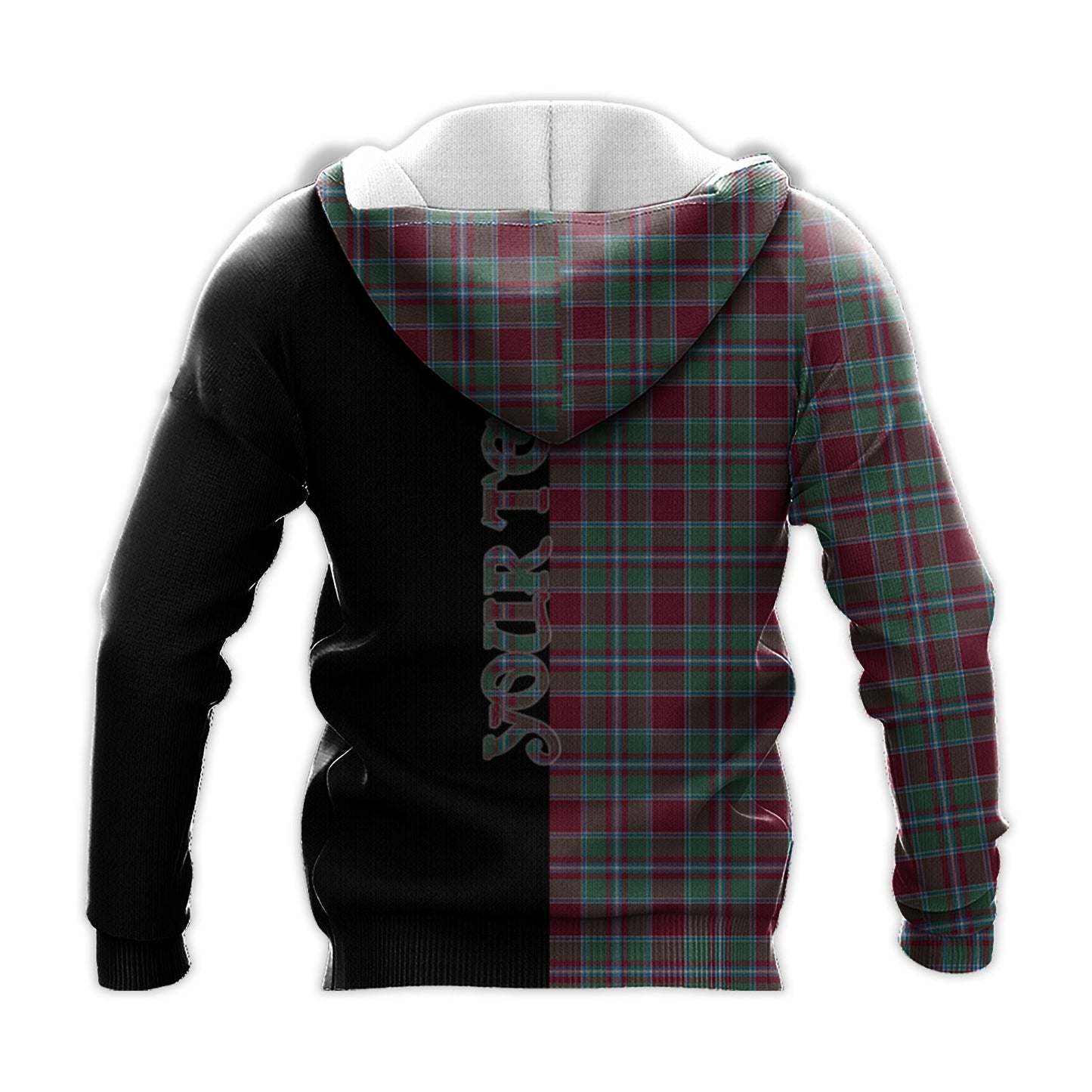 Printivon Spens Spence Tartan Personalize Half Hoodie
