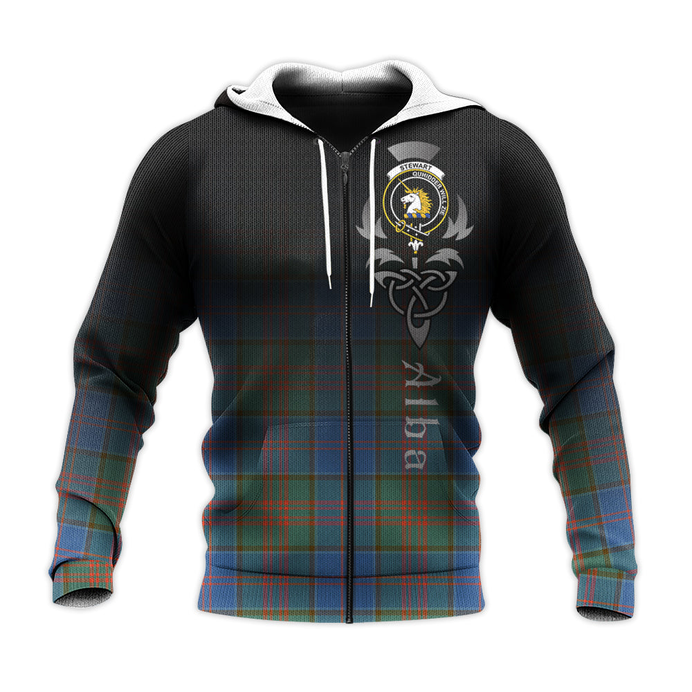 Printivon Stewart Of Appin Hunting Ancient Tartan Crest Alba Celtic Hoodie