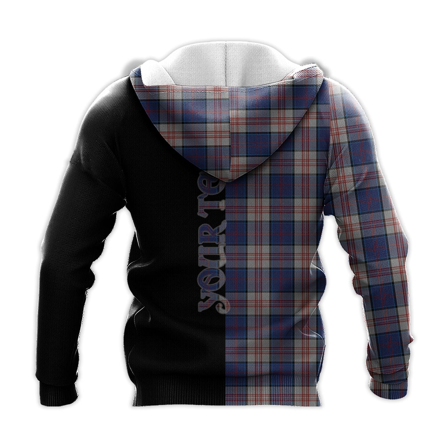 Printivon Stewart Of Appin Hunting Dress Tartan Personalize Half Hoodie