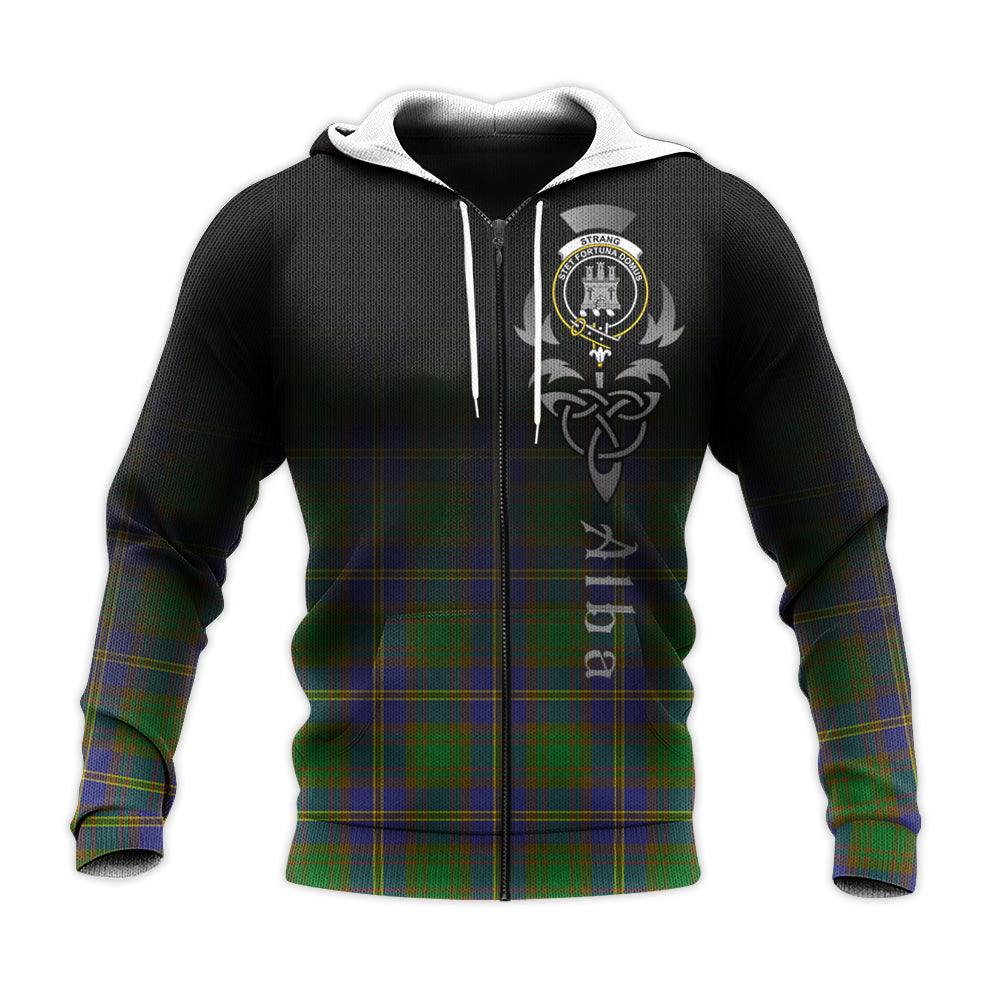Printivon Strange Of Balkaskie Tartan Crest Alba Celtic Hoodie