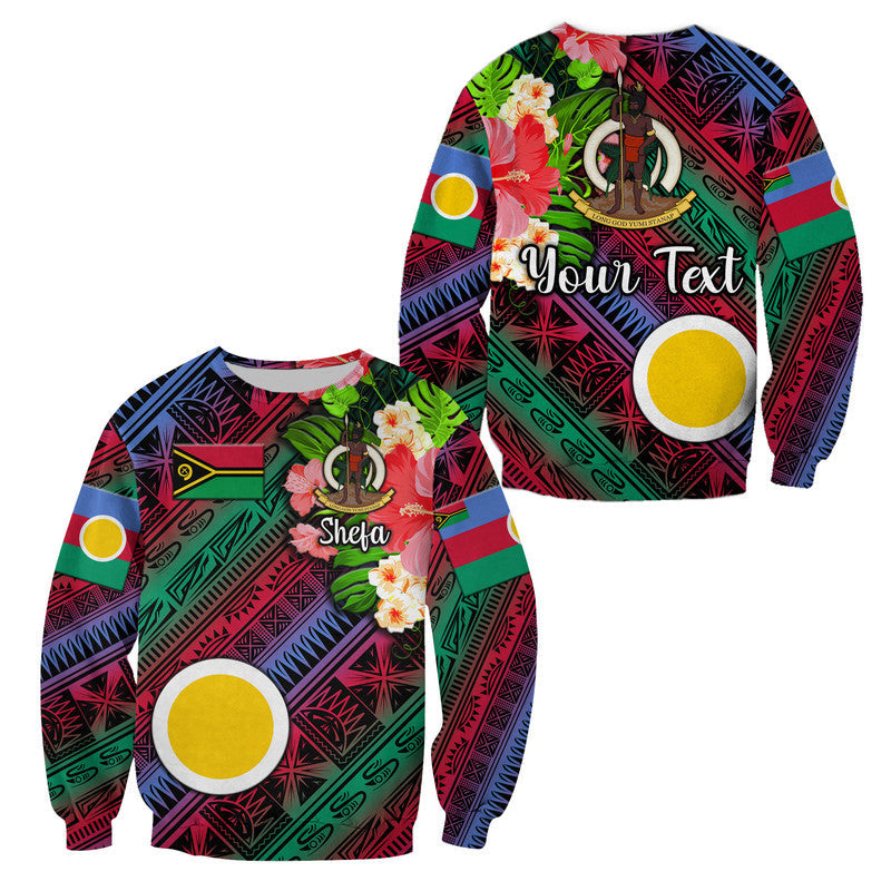 Custom Personalised Vanuatu Shefa Sweatshirt Independence Be Proud