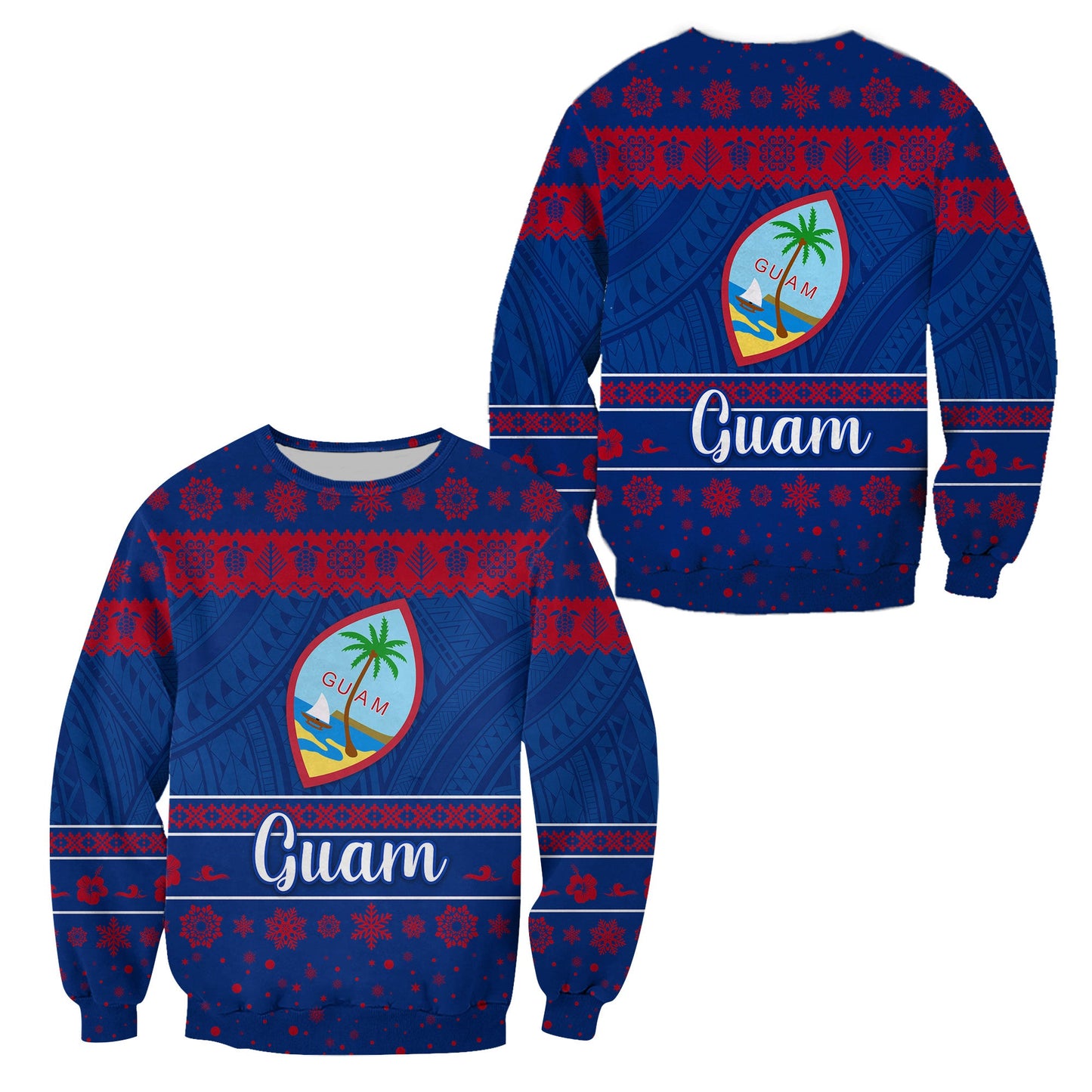 Guam Christmas Sweatshirt Simple Style