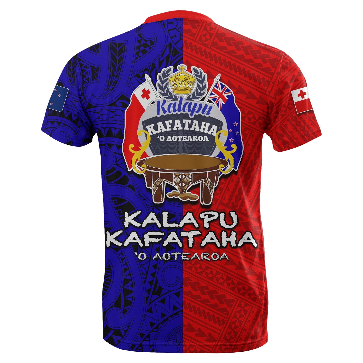 (Custom Personalised)Kalapu Kafataha O Aotearoa T Shirt Half Style