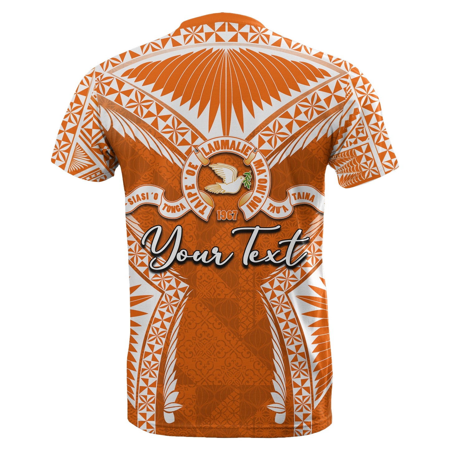 Tailulu College T Shirt Orange Style