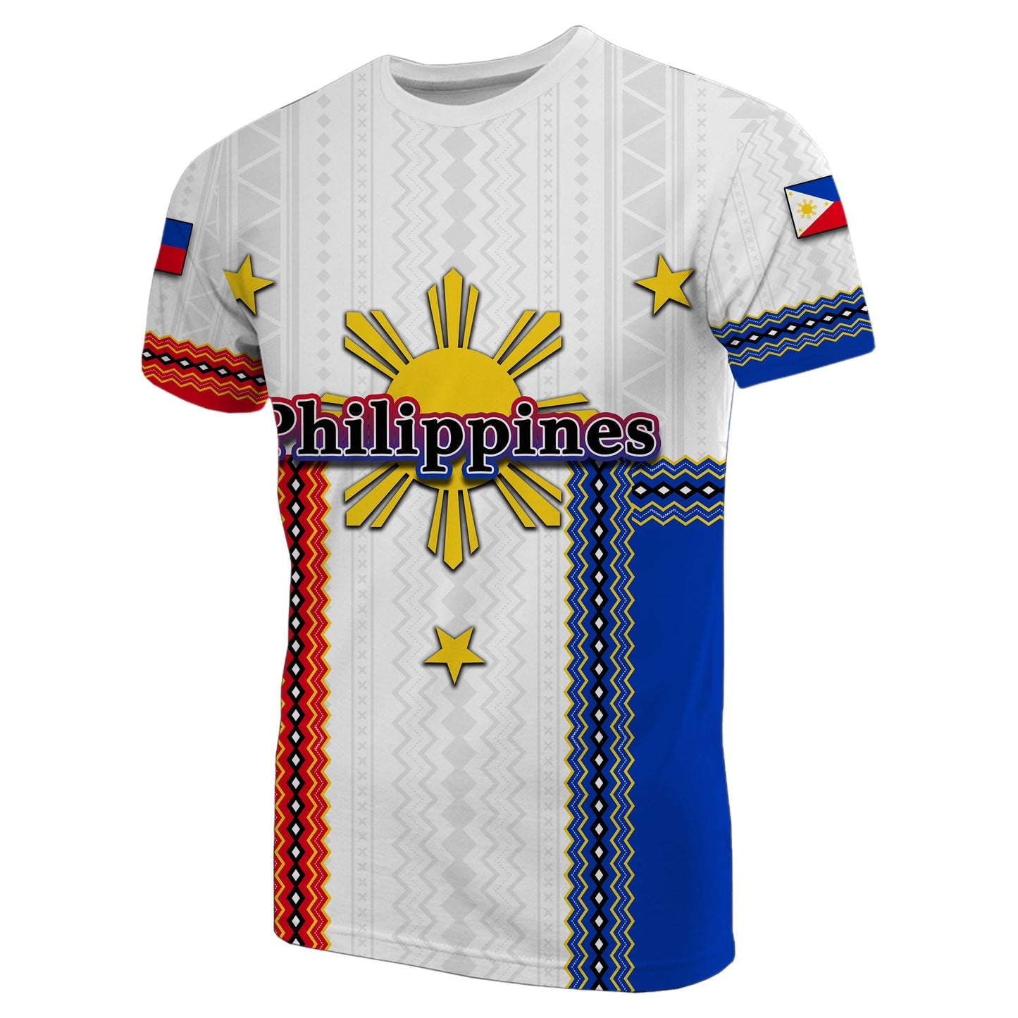 Philippines T Shirt Philippines Flag Unisex White Printed Shirt