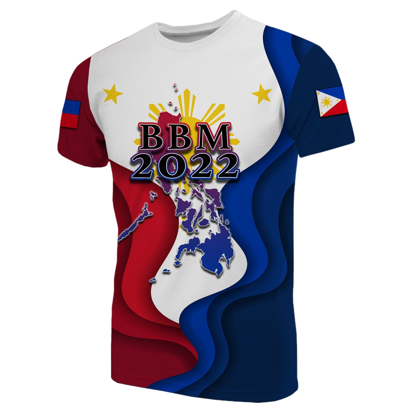 Philippines T Shirt Flag Style BBM 2022