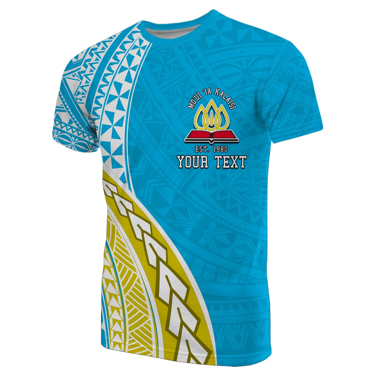 (Custom Personalised) Lavengamalie College T Shirt Half Polynesian Style
