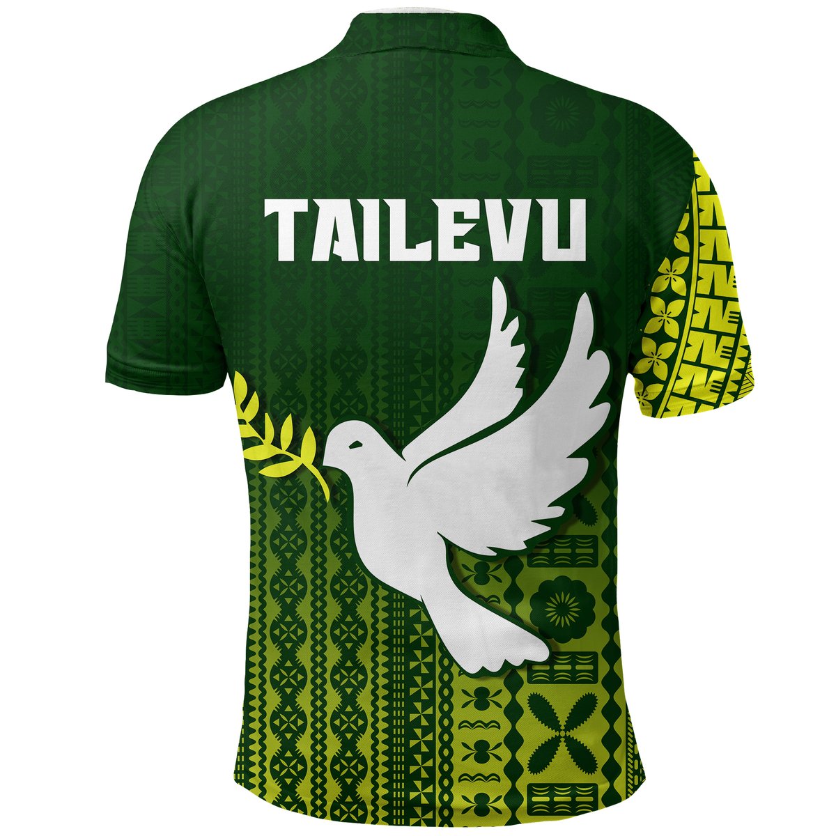 Tailevu Rugby Fiji Polo Shirt - Go Green