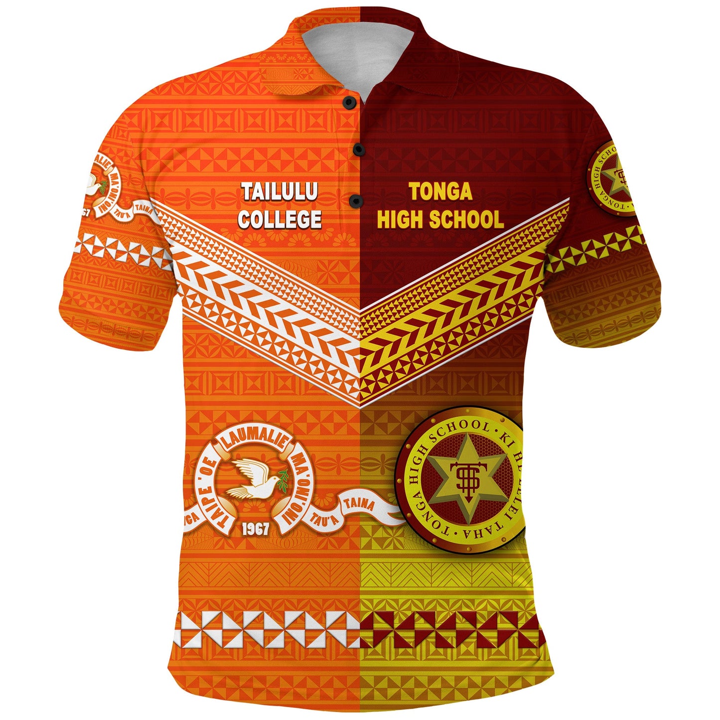 Tonga Tailulu College And Tonga High School Polo Shirt Together Unique Style