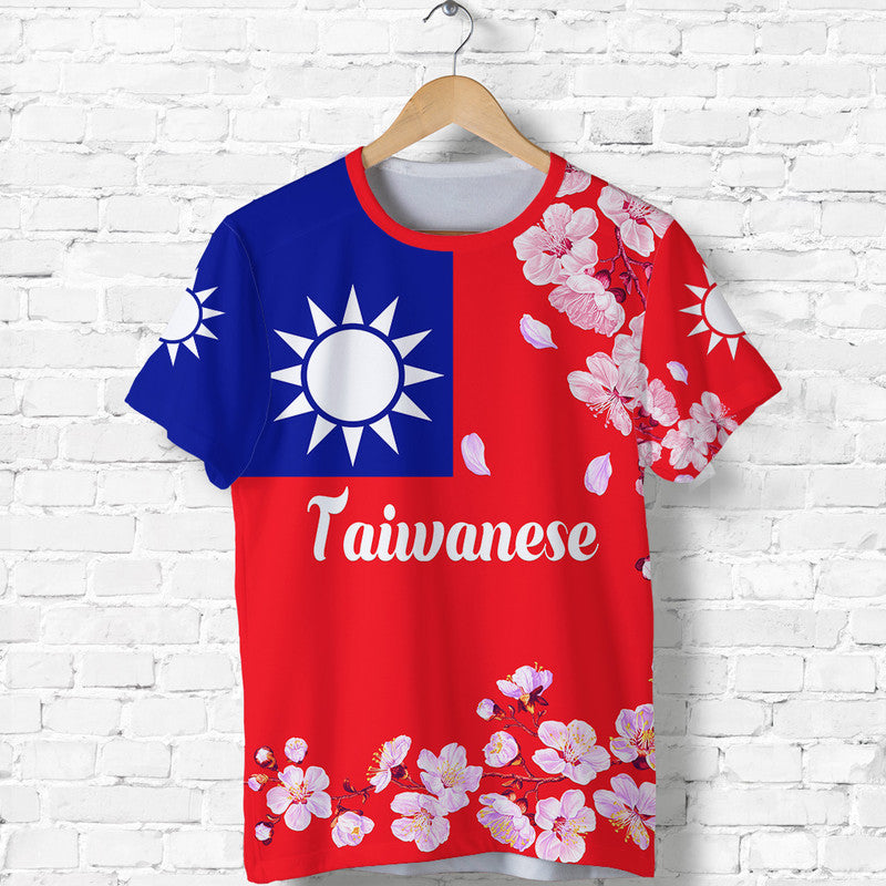 Taiwanese T Shirt Taiwan Plum Blossom Flag Vibes
