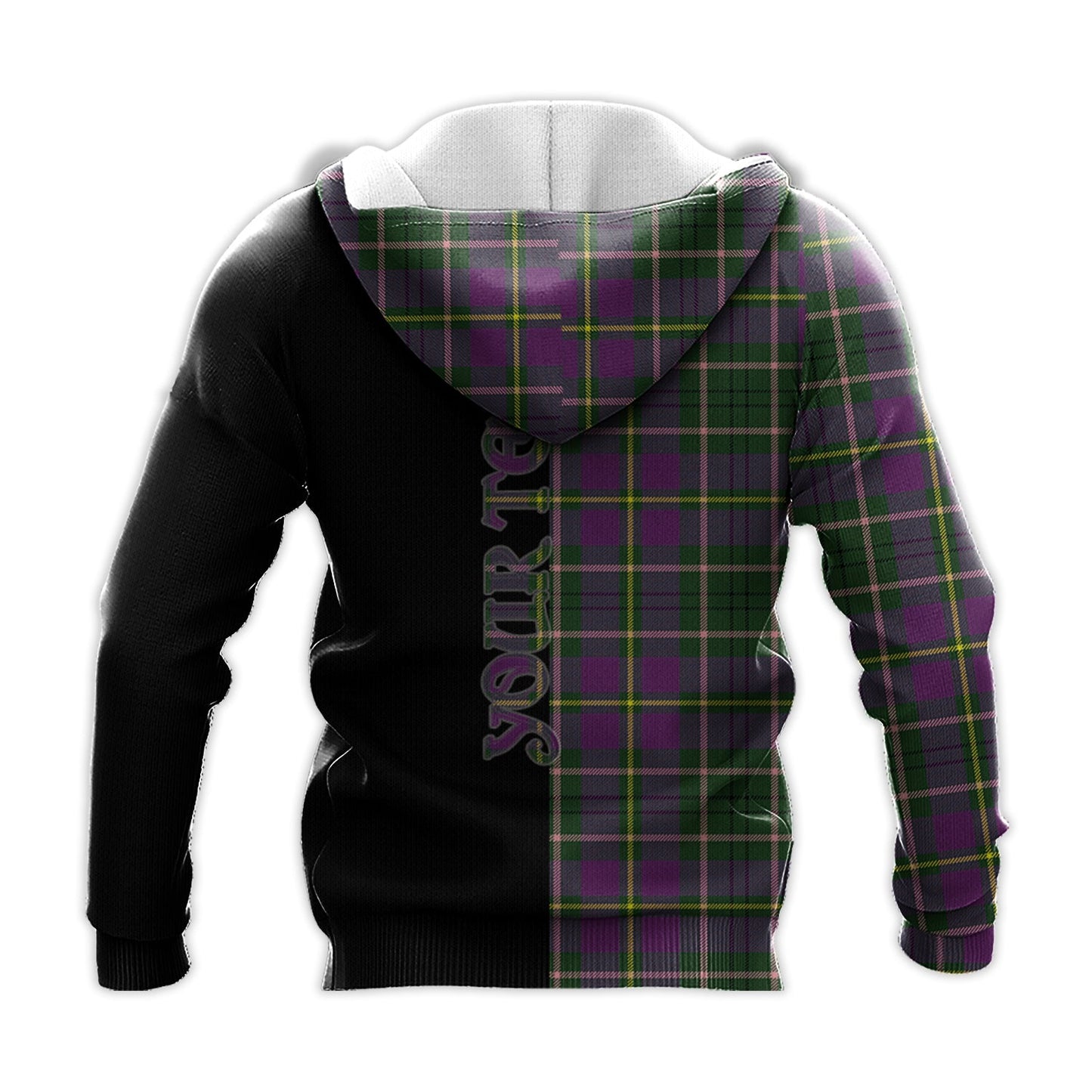 Printivon Taylor Tartan Personalize Half Hoodie