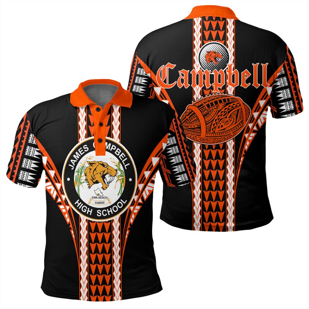 Hawaii Polo Shirt - Campbell High Football Jersey Polo Shirt - AH