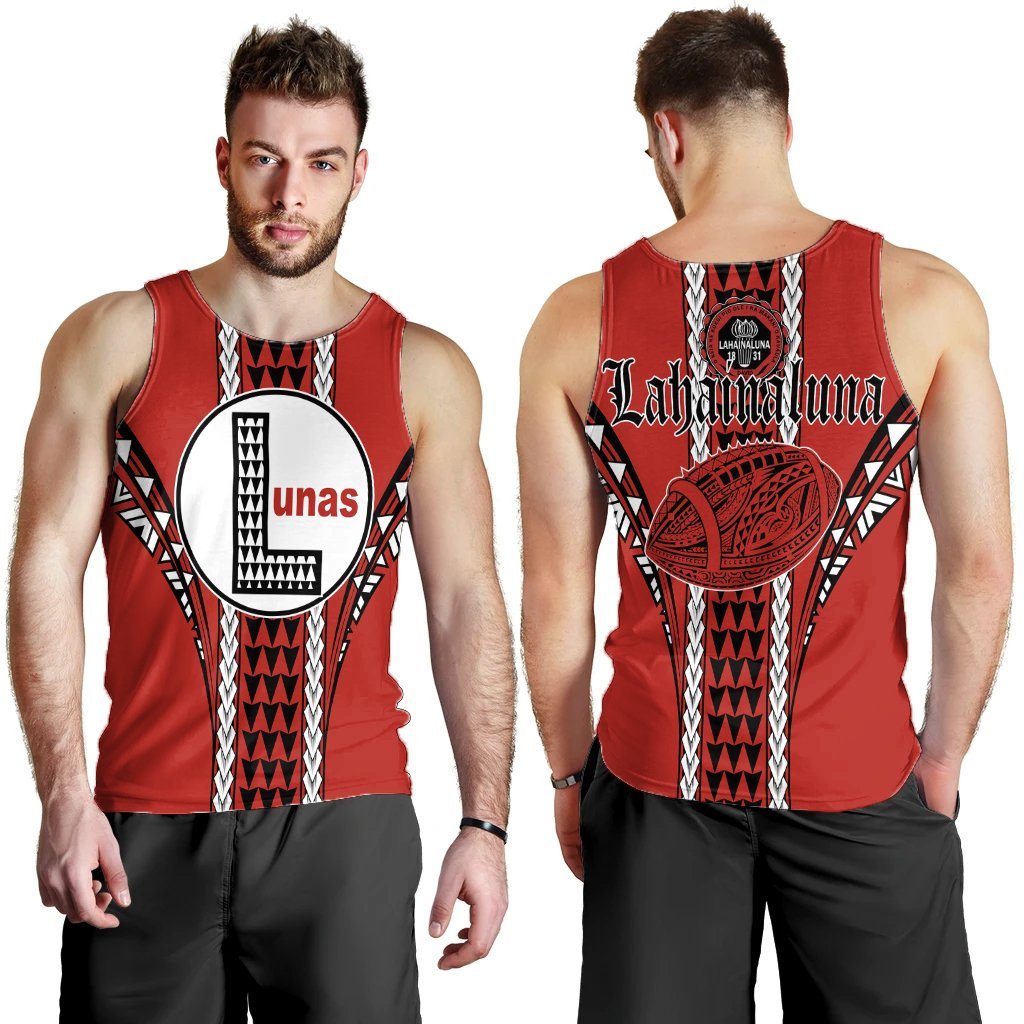 Hawaii Men's Tank Top Lahainaluna High Football Jersey Men's Tank Top AH
