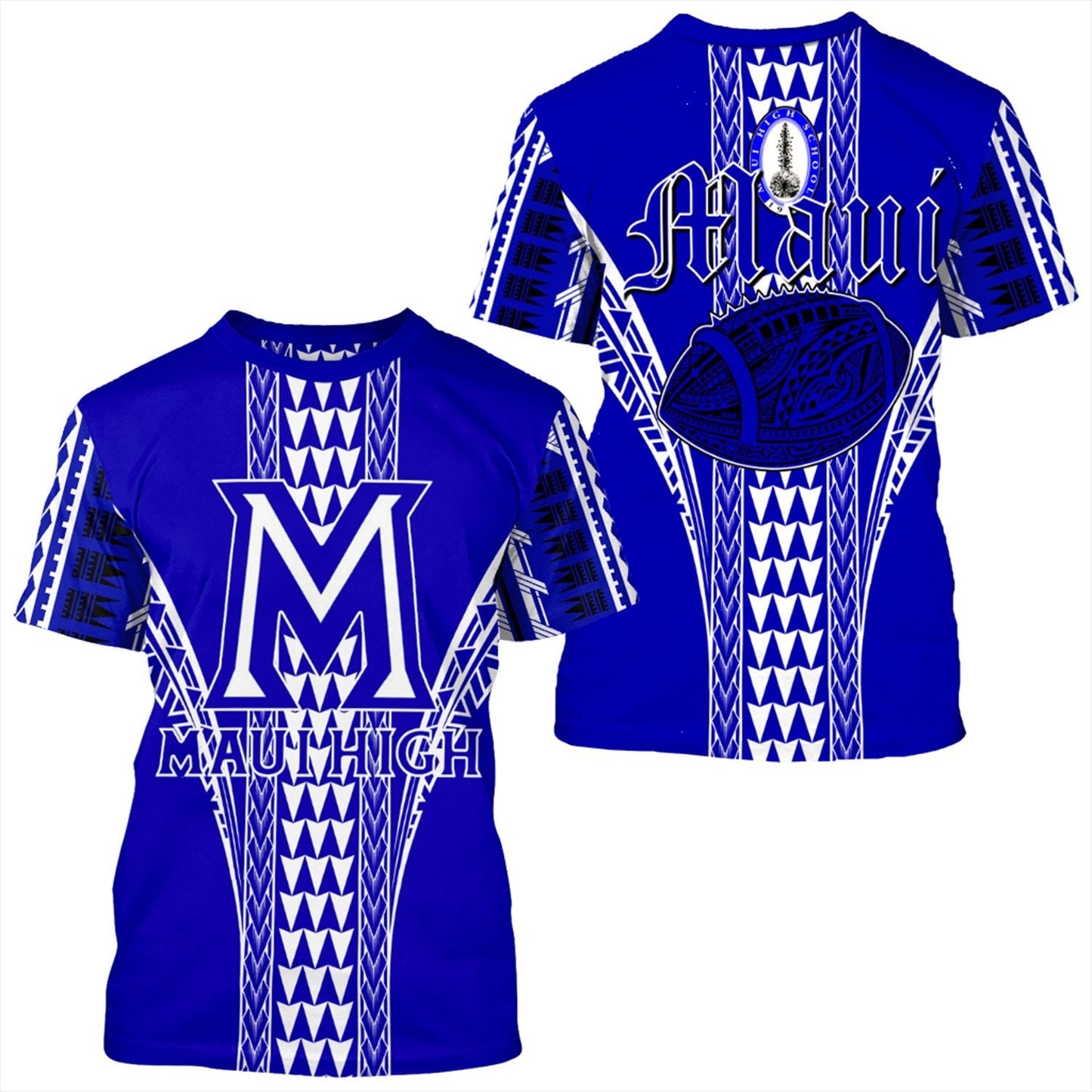 Hawaii Maui High Football Jersey T Shirt AH