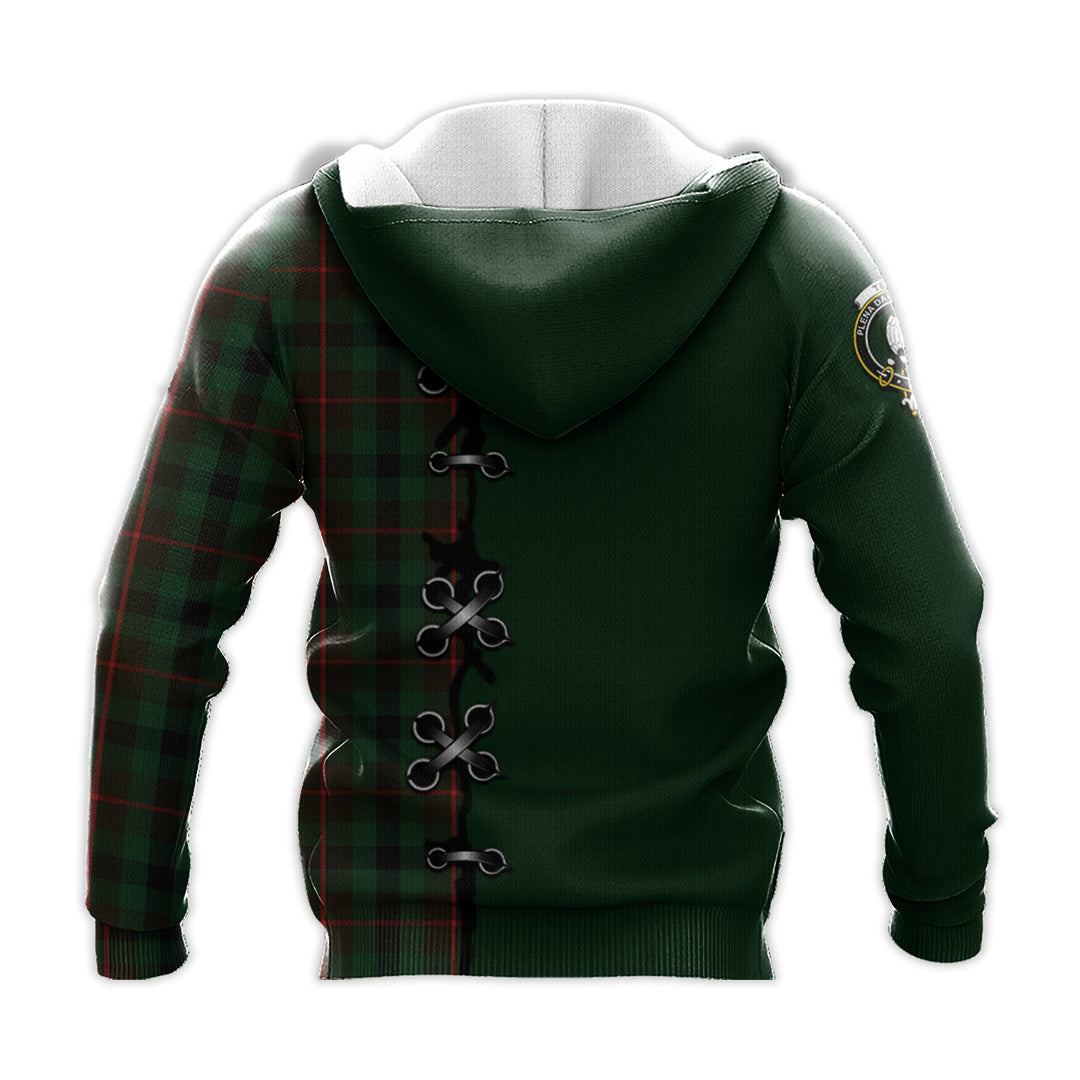 Printivon Tennant Tartan Hoodie Lion Rampant And Celtic Thistle Style