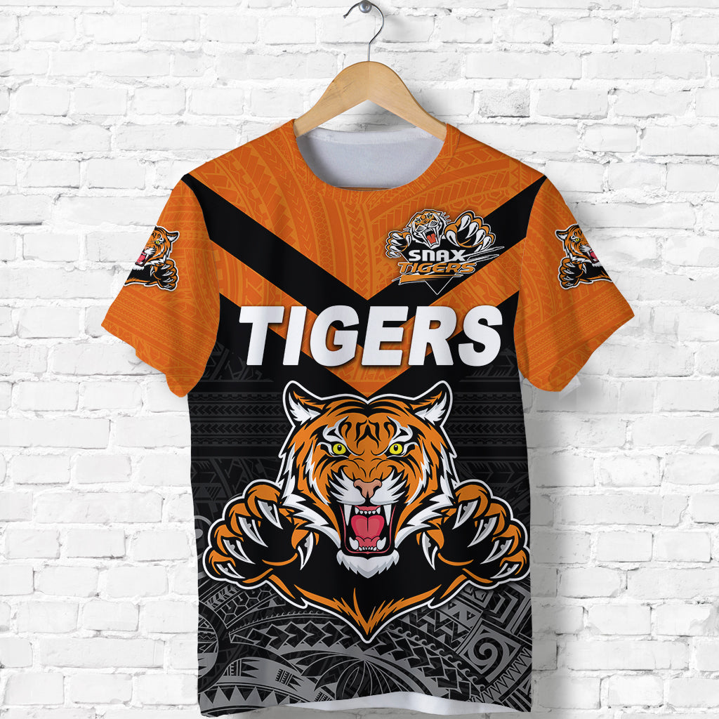 Papua New Guinea Lae Snax Tigers T Shirt Rugby Original Style - Black