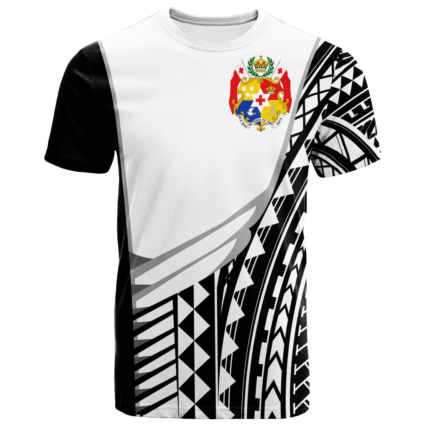 Tonga T - Shirt - Athletes Style Black Polynesian Shirt All Over Print