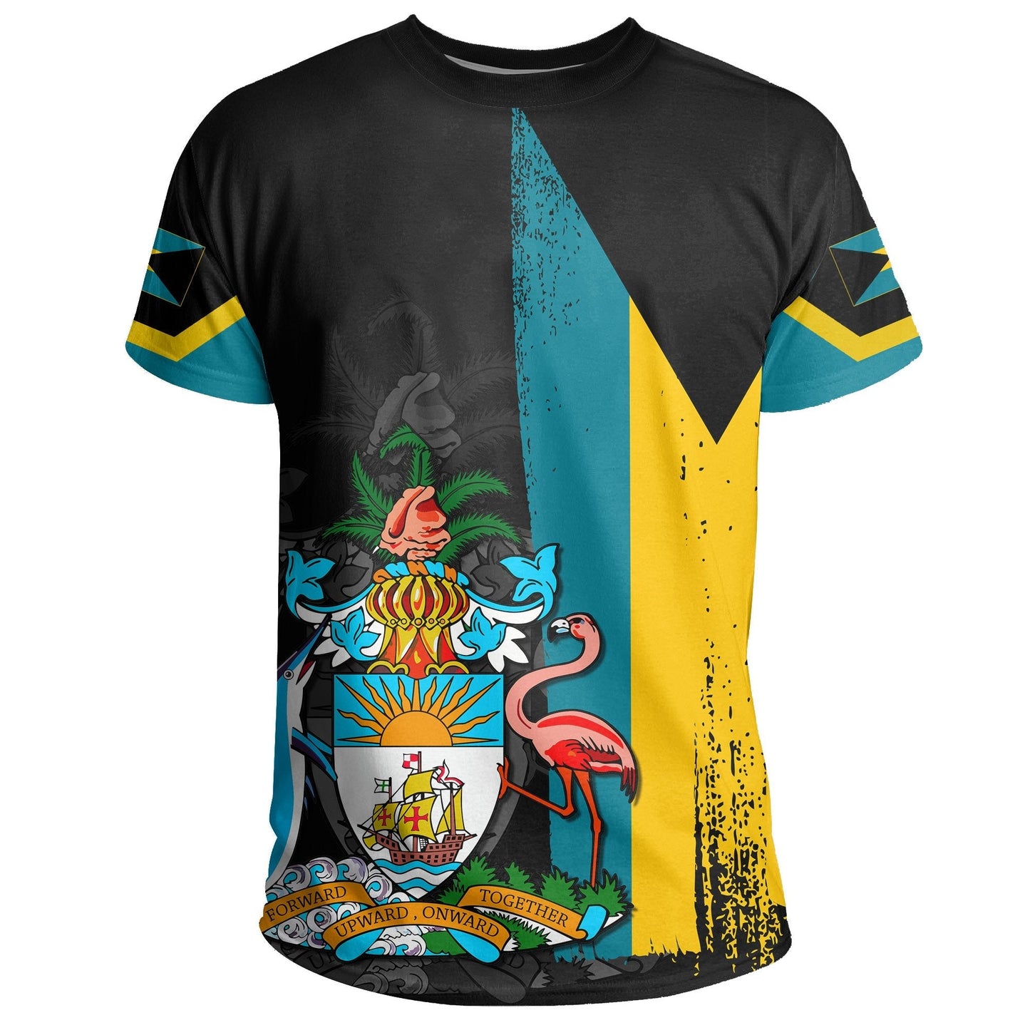 Bahamas Flag Coat Of Arm T Shirt